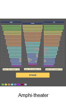 Powerful seating chart designer and interactive seating charts