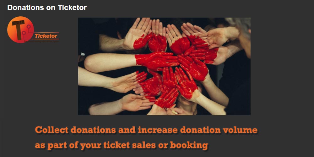 How to collect donations and increase donation volume as part of your ticket sales or booking