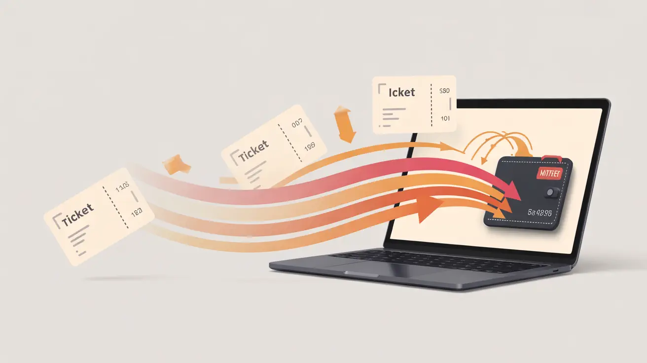 Instant payouts directly to your account as you sell tickets