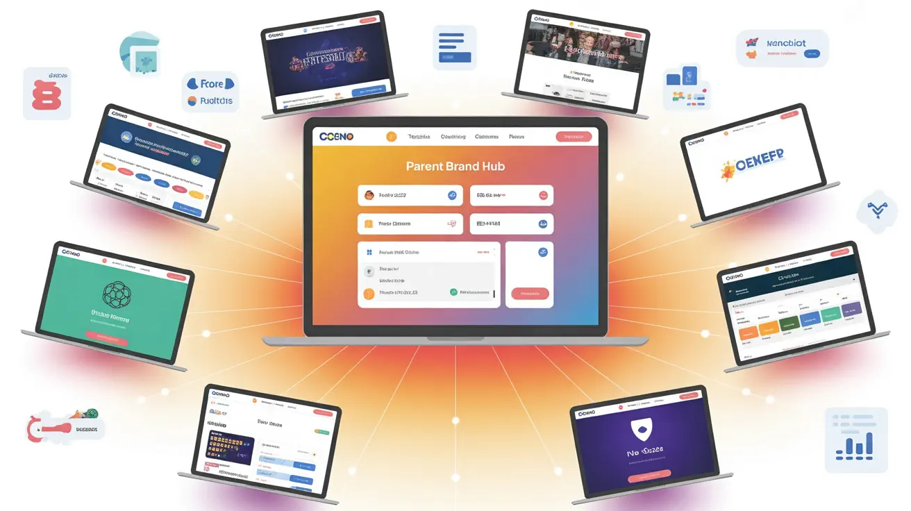 School district hub to school sites and departments