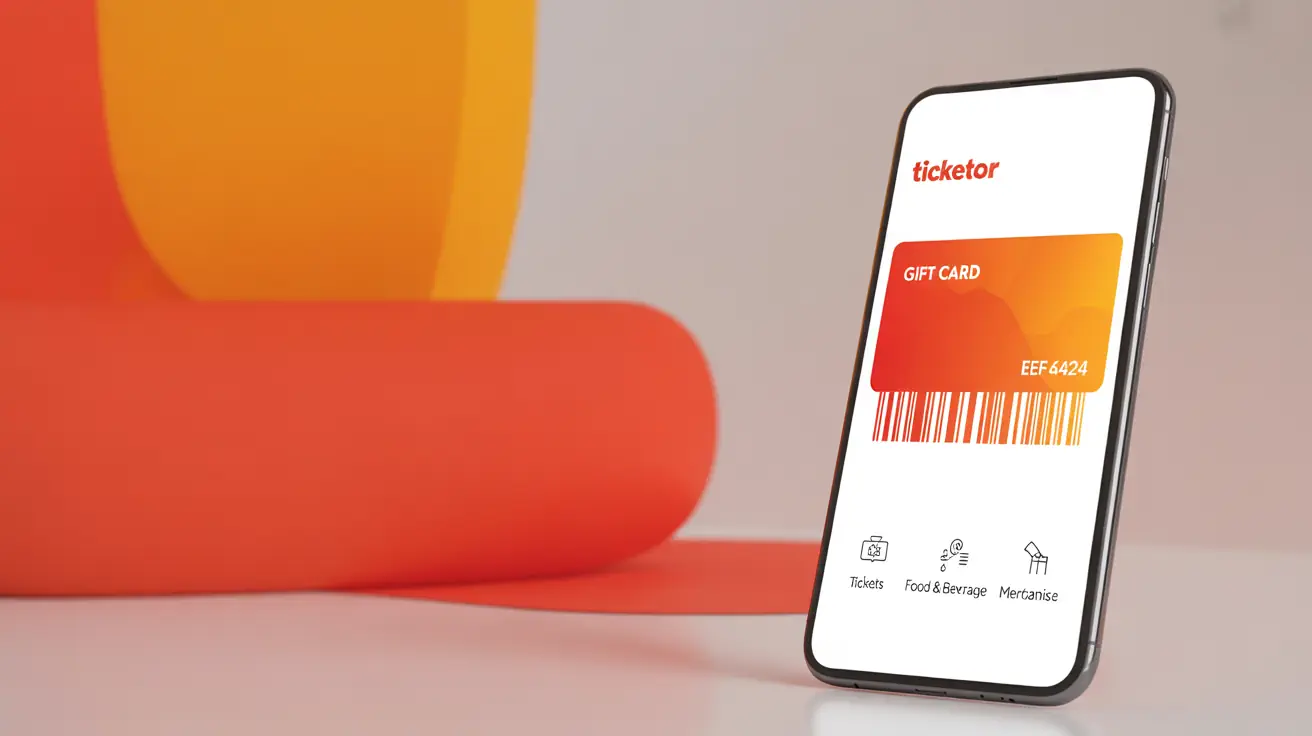 Gift cards redeemable across tickets, food, and merch