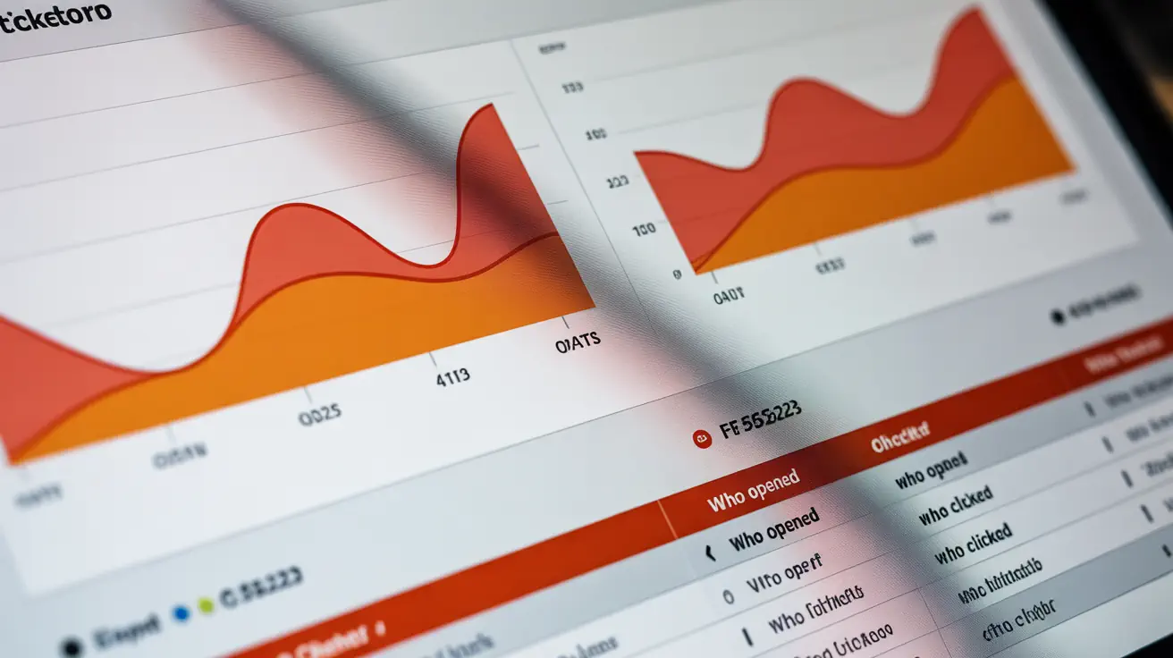 Open and click tracking dashboard with recipient-level who opened and who clicked