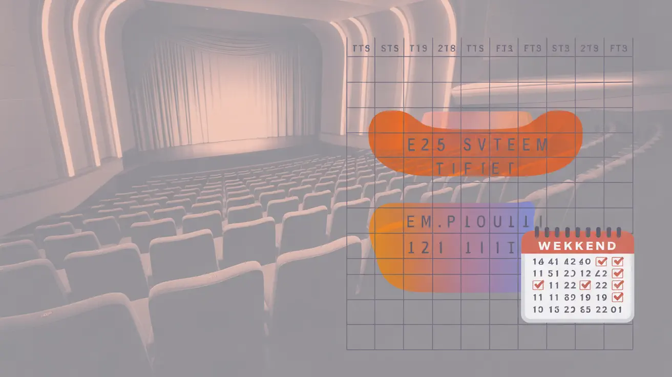 Theater or musical running over several weekends