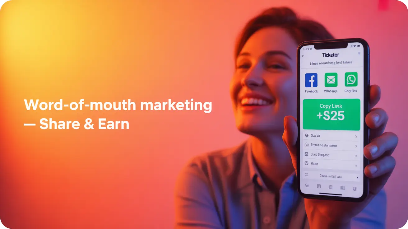 Word-of-Mouth Marketing (Share & Earn) — Turn every buyer into a promoter and reward them with store credit.