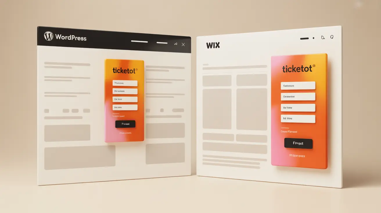 Embed Ticketor into WordPress, Wix, or any website builder
